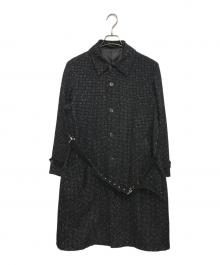 PORTVEL（ポートヴェル）の古着「RFLCT MAC OV CT BLK」｜ブラック
