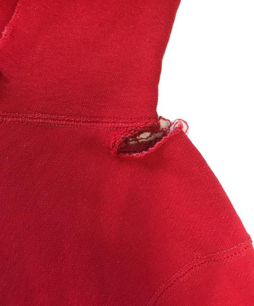 Champion（チャンピオン）Champion (チャンピオン) リバースウィーブパーカー レッド サイズ:MEDIUMの古着・服飾アイテム