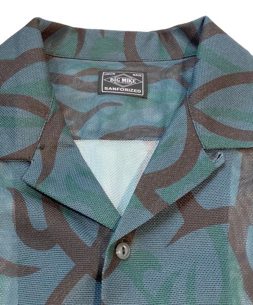 BIG MIKE（ビックマイク）BIG MIKE (ビックマイク) シアーシャツ グリーン サイズ:XLの古着・服飾アイテム