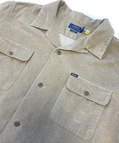 POLO RALPH LAUREN（ポロ・ラルフローレン）POLO RALPH LAUREN (ポロ・ラルフローレン) コーデュロイシャツジャケット カーキ サイズ:XXLの古着・服飾アイテム