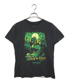 キャラクターTシャツ（キャラクターTシャツ）の古着「00s DISNEY(ディズニー) キャラクターTシャツ」｜ブラック