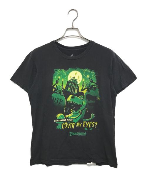 キャラクターTシャツ（キャラクターTシャツ）キャラクターTシャツ (キャラクターTシャツ) 00s DISNEY(ディズニー) キャラクターTシャツ ブラック サイズ:Mの古着・服飾アイテム