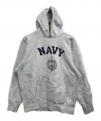MIDSHIPMEN STOREミッドシップマン ストア）の古着「プリントパーカー」｜グレー