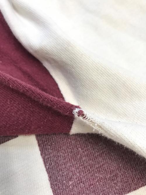 Champion（チャンピオン）Champion (チャンピオン) 染込みプリントカットソー アイボリー サイズ:Ⅼの古着・服飾アイテム
