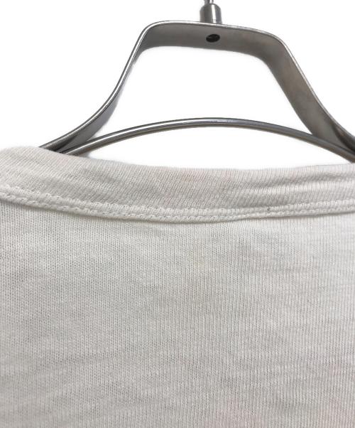 Champion（チャンピオン）Champion (チャンピオン) 染込みプリントカットソー アイボリー サイズ:Ⅼの古着・服飾アイテム