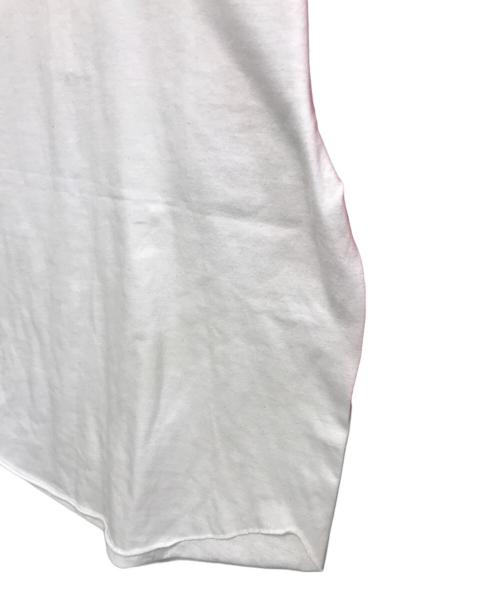 NIKE（ナイキ）NIKE (ナイキ) ヘンリーネックカットソー ホワイト×レッド サイズ:Lの古着・服飾アイテム