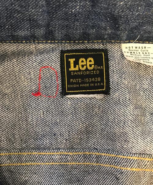 LEE（リー）LEE (リー) 220J デニムジャケット インディゴ サイズ:不明の古着・服飾アイテム