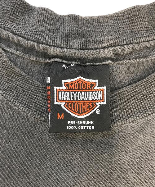 モーターサイクルTシャツ（モーターサイクルTシャツ）モーターサイクルTシャツ (モーターサイクルTシャツ) 90s HARLEY-DAVIDSON(ハーレーダビッドソン) モーターサイクルTシャツ ブラック サイズ:Mの古着・服飾アイテム
