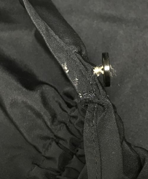 BACCA（バッカ）BACCA (バッカ) ポリエステルタフタ ギャザードブラウス ブラック サイズ:38の古着・服飾アイテム