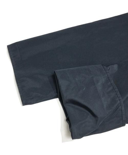 BACCA（バッカ）BACCA (バッカ) ポリエステルタフタ ギャザードブラウス ブラック サイズ:38の古着・服飾アイテム