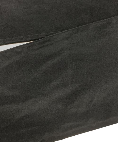 BACCA（バッカ）BACCA (バッカ) ポリエステルタフタ ギャザードブラウス ブラック サイズ:38の古着・服飾アイテム