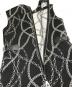中古・古着 LOUIS VUITTON (ルイ ヴィトン) チェーン柄ノースリーブワンピース ブラック サイズ:38：30000円