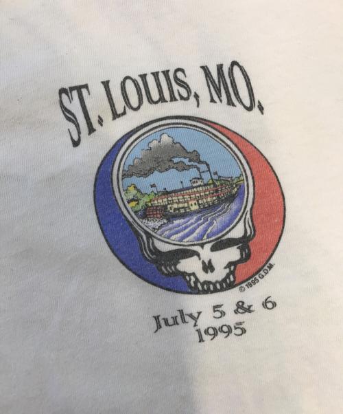 バンドTシャツ（バンドTシャツ）バンドTシャツ (バンドTシャツ) 90s Grateful Dead(グレイトフル・デッド) バンドTシャツ ホワイト サイズ:XLの古着・服飾アイテム