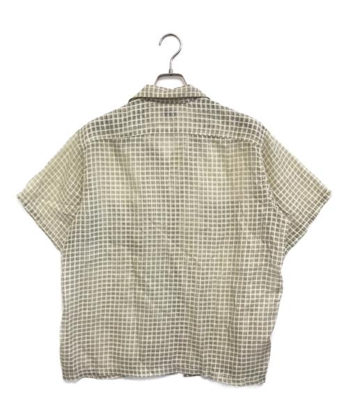 Fedway（フェドウェイ）Fedway (フェドウェイ) 半袖シアーシャツ ベージュ サイズ:Lの古着・服飾アイテム