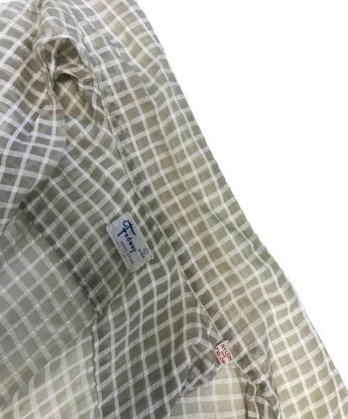 Fedway（フェドウェイ）Fedway (フェドウェイ) 半袖シアーシャツ ベージュ サイズ:Lの古着・服飾アイテム