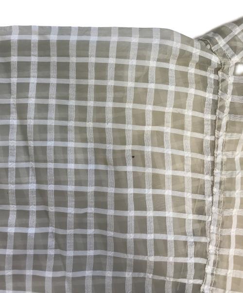 Fedway（フェドウェイ）Fedway (フェドウェイ) 半袖シアーシャツ ベージュ サイズ:Lの古着・服飾アイテム