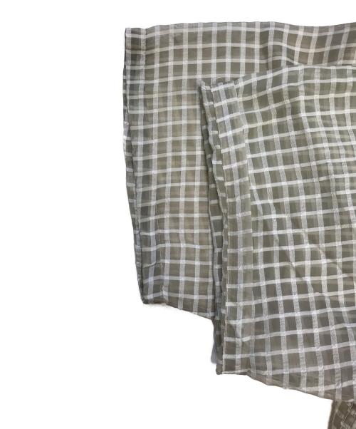 Fedway（フェドウェイ）Fedway (フェドウェイ) 半袖シアーシャツ ベージュ サイズ:Lの古着・服飾アイテム