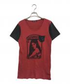 Hysteric Glamourヒステリックグラマー）の古着「Tシャツ」｜レッド