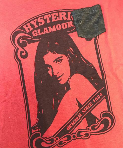 Hysteric Glamour（ヒステリックグラマー）Hysteric Glamour (ヒステリックグラマー) Tシャツ レッド サイズ:FREEの古着・服飾アイテム