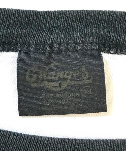 CHANGES（チェンジズ）CHANGES (チェンジズ) 00s PAC-MAN(パックマン) キャラクターリンガーTシャツ ホワイト サイズ:XLの古着・服飾アイテム