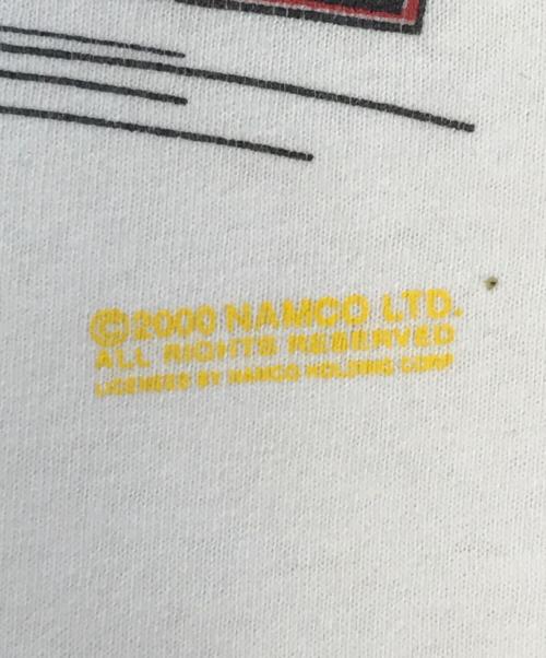 CHANGES（チェンジズ）CHANGES (チェンジズ) 00s PAC-MAN(パックマン) キャラクターリンガーTシャツ ホワイト サイズ:XLの古着・服飾アイテム