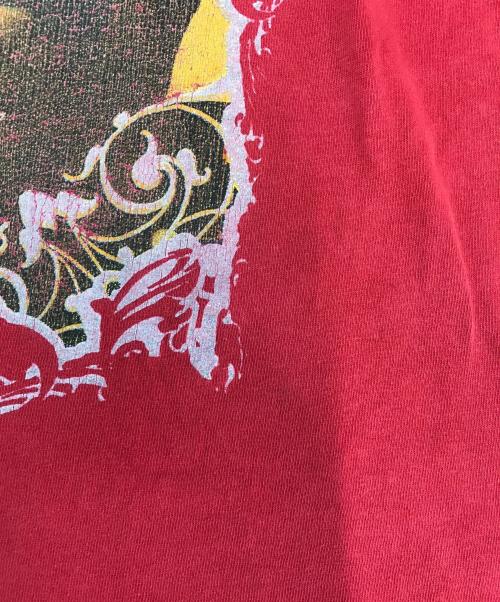 give me face（ギブ・ミー・フェイス）give me face (ギブ・ミー・フェイス) 00s プリントTシャツ レッド サイズ:XLの古着・服飾アイテム