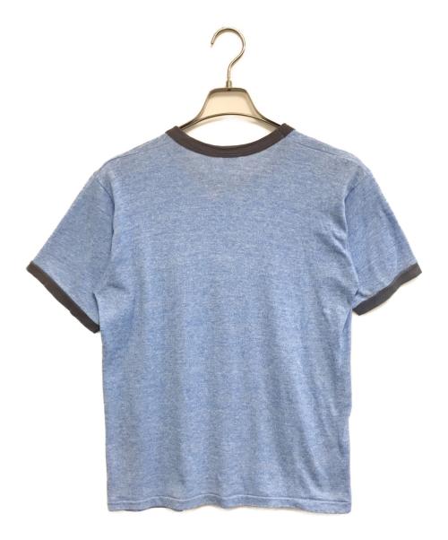 RUSSELL ATHLETIC（ラッセルアスレチック）RUSSELL ATHLETIC (ラッセルアスレチック) リンガーTシャツ スカイブルー サイズ:Mの古着・服飾アイテム