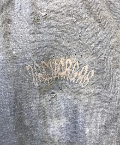 ZACVARGAS（ザックバルガス）ZACVARGAS (ザックバルガス) ダメージ加工スウェットサルエルパンツ グレー サイズ:Sの古着・服飾アイテム