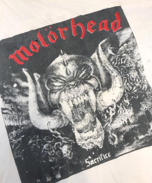 バンドTシャツ（バンドTシャツ）バンドTシャツ (バンドTシャツ) 90s moterhead(モーターヘッド) バンドTシャツ ホワイト サイズ:表記なしの古着・服飾アイテム
