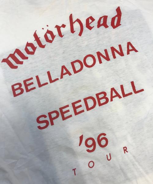 バンドTシャツ（バンドTシャツ）バンドTシャツ (バンドTシャツ) 90s moterhead(モーターヘッド) バンドTシャツ ホワイト サイズ:表記なしの古着・服飾アイテム
