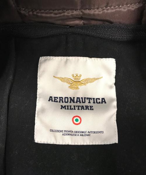 AERONAUTICA MILITARE（アエロナウティカ ミリターレ）AERONAUTICA MILITARE (アエロナウティカ ミリターレ) フライトジャケット ブラック サイズ:50の古着・服飾アイテム