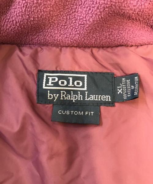 POLO RALPH LAUREN（ポロ・ラルフローレン）POLO RALPH LAUREN (ポロ・ラルフローレン) ビッグポニー刺繍ダウンジャケット パープル サイズ:XLの古着・服飾アイテム