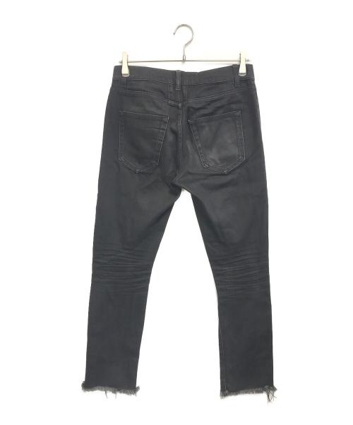 Saint Laurent Paris（サンローランパリ）Saint Laurent Paris (サンローランパリ) カットオフスキニージーンズ ブラック サイズ:29の古着・服飾アイテム