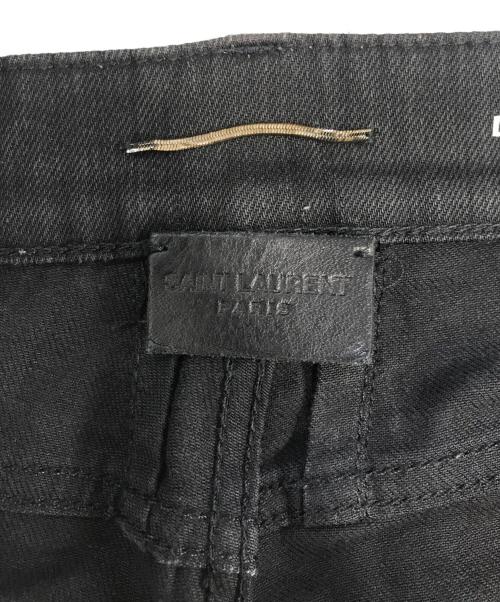 Saint Laurent Paris（サンローランパリ）Saint Laurent Paris (サンローランパリ) カットオフスキニージーンズ ブラック サイズ:29の古着・服飾アイテム