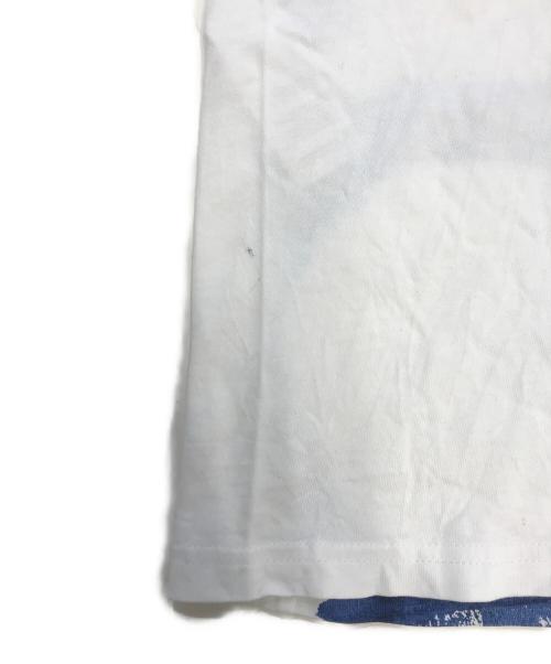 LOEWE（ロエベ）LOEWE (ロエベ) プリントTシャツ ホワイト×ネイビー サイズ:Mの古着・服飾アイテム