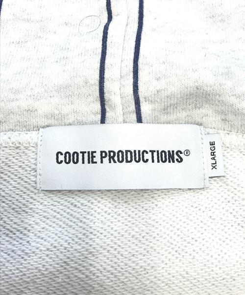 COOTIE PRODUCTIONS（クーティープロダクツ）COOTIE PRODUCTIONS (クーティープロダクツ) ジップパーカー グレー サイズ:XLの古着・服飾アイテム