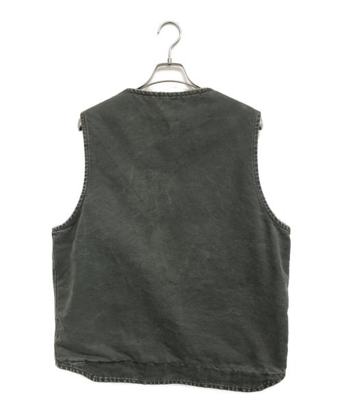 CarHartt（カーハート）CarHartt (カーハート) 裏ボアダックベスト モスグリーン サイズ:Lの古着・服飾アイテム
