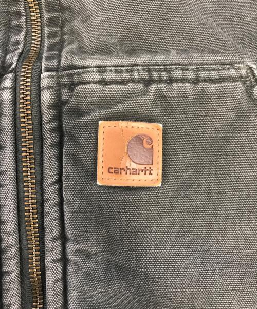 CarHartt（カーハート）CarHartt (カーハート) 裏ボアダックベスト モスグリーン サイズ:Lの古着・服飾アイテム