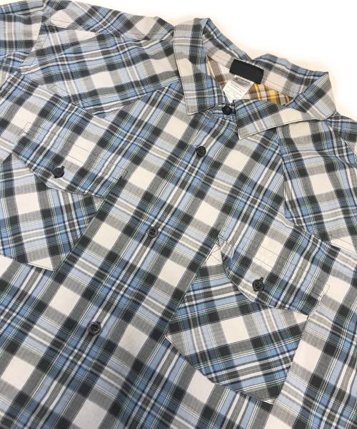 Patagonia（パタゴニア）Patagonia (パタゴニア) オーガニックコットンチェックシャツ スカイブルー サイズ:XLの古着・服飾アイテム