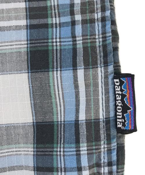 Patagonia（パタゴニア）Patagonia (パタゴニア) オーガニックコットンチェックシャツ スカイブルー サイズ:XLの古着・服飾アイテム