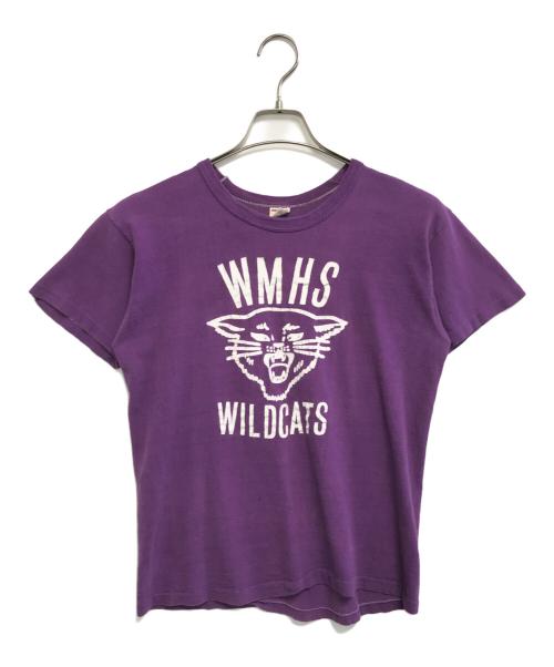 RUSSELL ATHLETIC（ラッセルアスレチック）RUSSELL ATHLETIC (ラッセルアスレチック) プリントTシャツ パープル サイズ:Mの古着・服飾アイテム