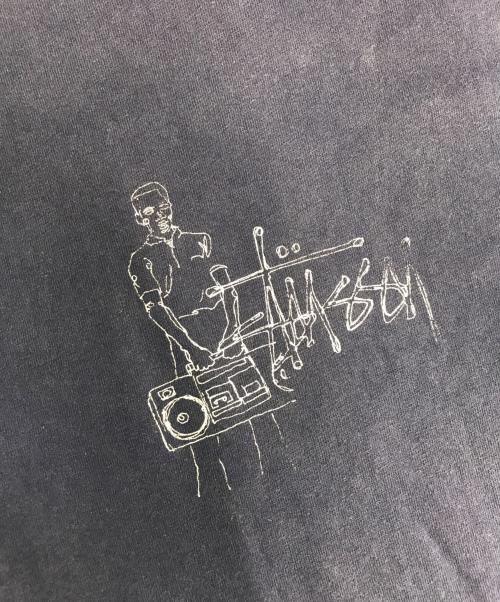stussy（ステューシー）stussy (ステューシー) プリントTシャツ ネイビー サイズ:Mの古着・服飾アイテム
