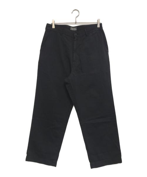 Hysteric Glamour（ヒステリックグラマー）Hysteric Glamour (ヒステリックグラマー) 和紙チノ 尾錠付ワークパンツ ブラック サイズ:Mの古着・服飾アイテム