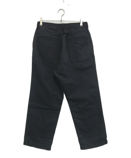 Hysteric Glamour（ヒステリックグラマー）Hysteric Glamour (ヒステリックグラマー) 和紙チノ 尾錠付ワークパンツ ブラック サイズ:Mの古着・服飾アイテム