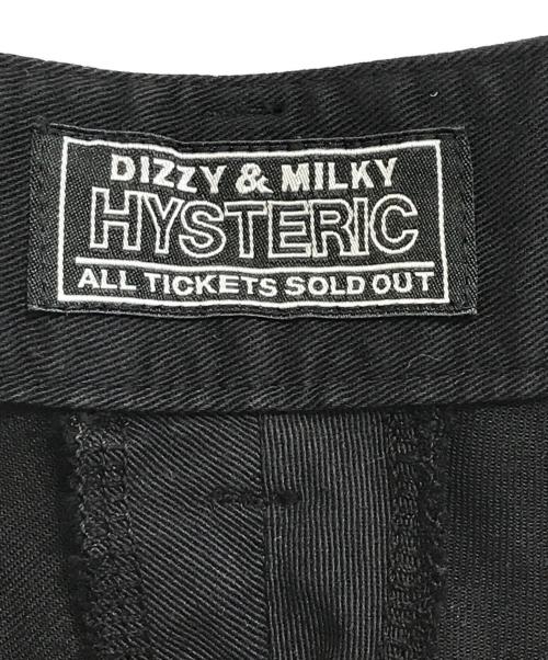 Hysteric Glamour（ヒステリックグラマー）Hysteric Glamour (ヒステリックグラマー) 和紙チノ 尾錠付ワークパンツ ブラック サイズ:Mの古着・服飾アイテム