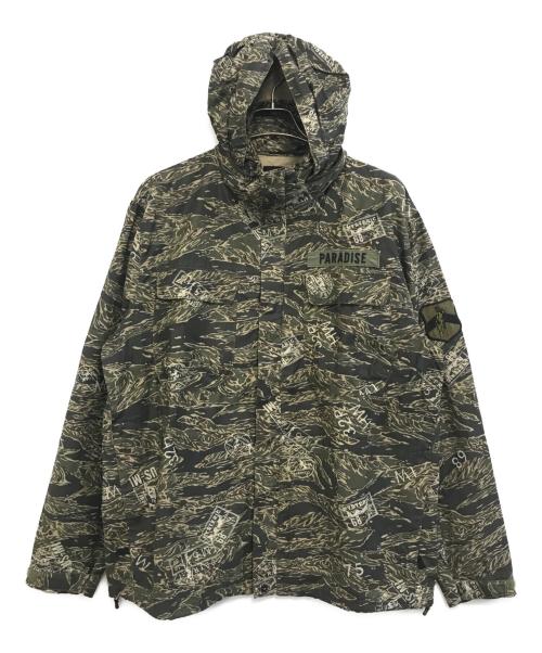 Hysteric Glamour（ヒステリックグラマー）Hysteric Glamour (ヒステリックグラマー) カモフラジャケット グリーン サイズ:Lの古着・服飾アイテム