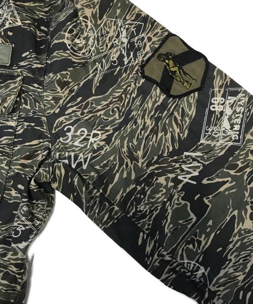 Hysteric Glamour（ヒステリックグラマー）Hysteric Glamour (ヒステリックグラマー) カモフラジャケット グリーン サイズ:Lの古着・服飾アイテム