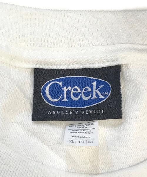Creek（クリーク）Creek (クリーク) プリントTシャツ ホワイト サイズ:XLの古着・服飾アイテム