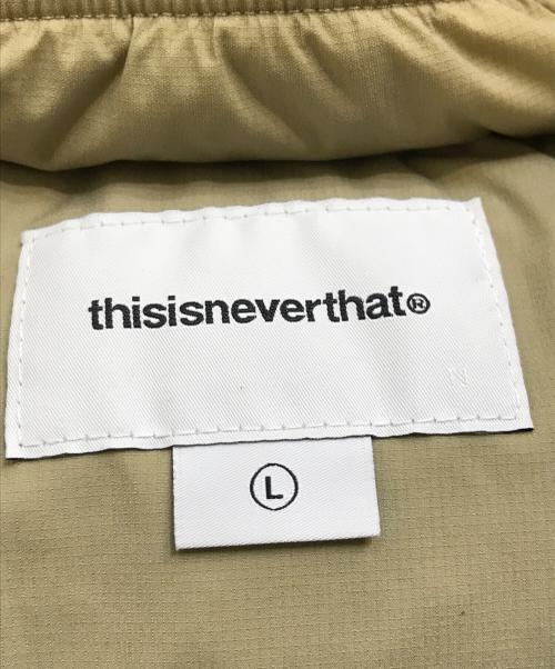 thisisneverthat（ディスイズネバーザット）thisisneverthat (ディスイズネバーザット) ジャケット カーキ サイズ:Lの古着・服飾アイテム