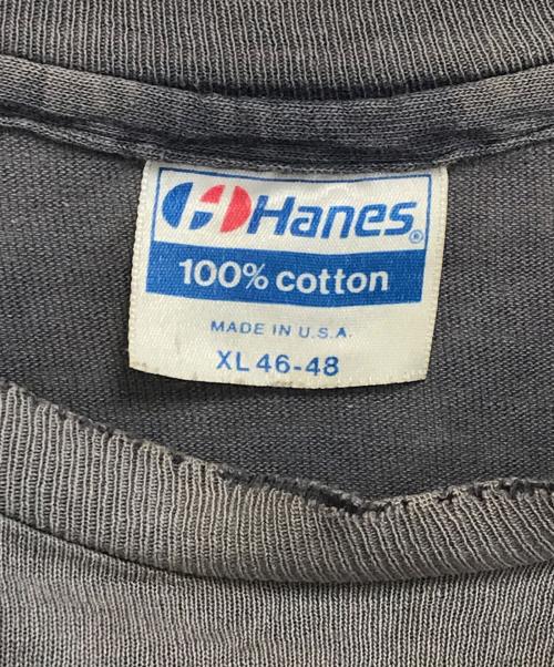 Hanes（ヘインズ）Hanes (ヘインズ) プリントTシャツ グレー サイズ:XLの古着・服飾アイテム